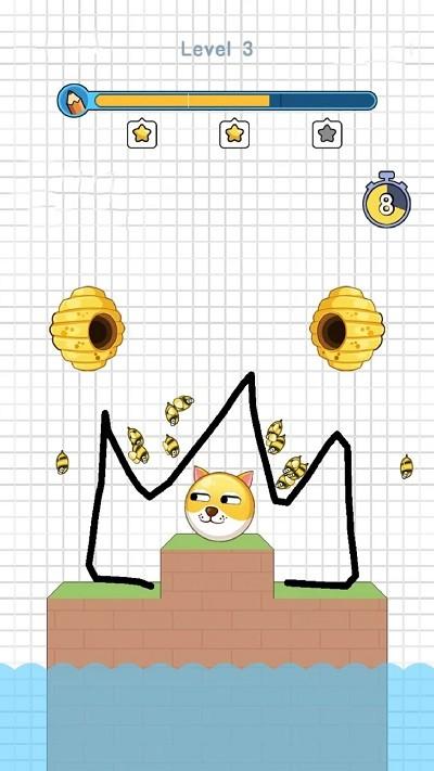 救救狗狗游戏(save the doge)下载,救救狗狗,趣味游戏,闯关游戏